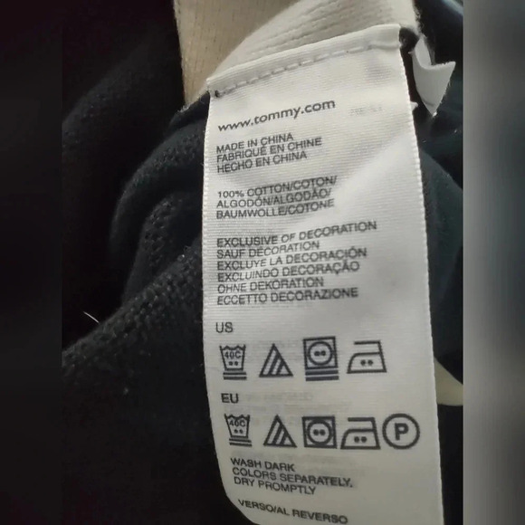 Tommy Hilfiger quarter snap women's sweater, size XL, Y2K - Picture 3 of 5